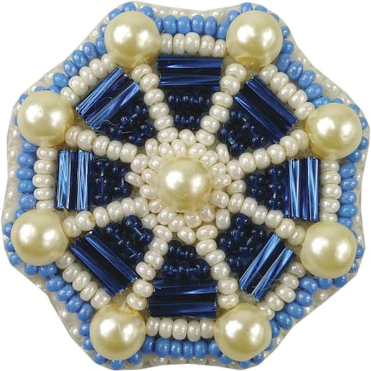 Charivna Mit Crystal Art Beadwork Helm Brooch Kit